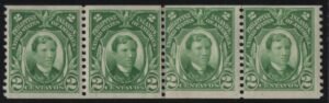 US  Possessions Philippines 326 H Paste-up Strip of 4, Unlisted