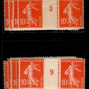 France 138 Millesimes, 9 different H Fine