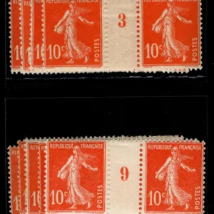France 138 Millesimes, 9 different H Fine