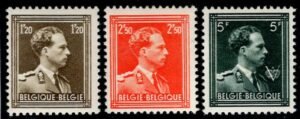 Belgium 285a, 291a, 360a NH VF  perf 11 1/2