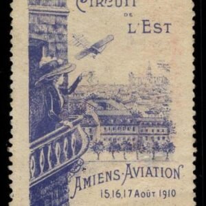 France 1910 Circuit L'est  Vignette, Early Aviator Competition
