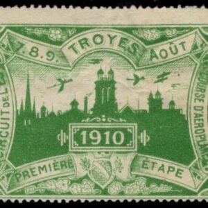 France 1910 Troyes Air Race Show Vignette