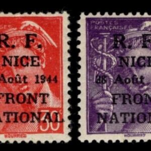 France Nice Alpes - Maritime Yv 1-3, 6 LH F-VF