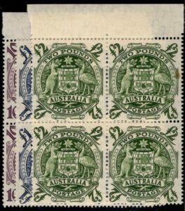 Australia 219-21 NH F-VF Blocks of 4
