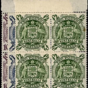 Australia 219-21 NH F-VF Blocks of 4