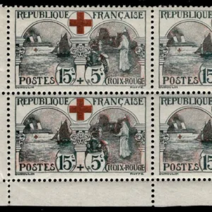 France B11 NH/LH VF-XF Block of 4
