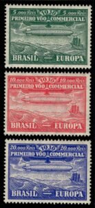 Brazil 4CL1-3 LH VF Zeppelins
