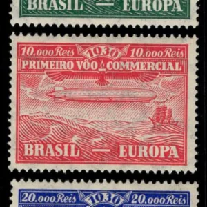 Brazil 4CL1-3 LH VF Zeppelins
