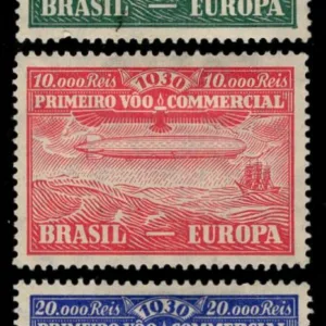 Brazil 1930 4CL1-3 Mint F-VF Zeppelins
