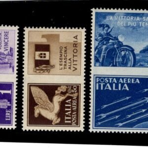 Italy C13, C16-17 Variety, Sa. 12A-C NH VF