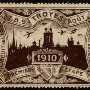 France 1910 Troyes Air Race Show Vignette NH