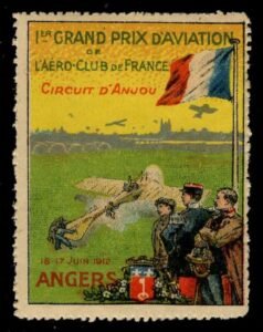 France 1912 1st Grand Prix of Aviation Vignette, Angers