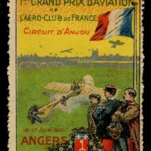 France 1912 1st Grand Prix of Aviation Vignette, Angers