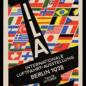 Germany 1928 International Air Show in Berlin Vignette