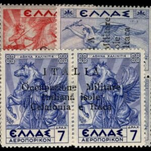 Ionian Is. NC1, 1a, 2 LH F-VF Signed