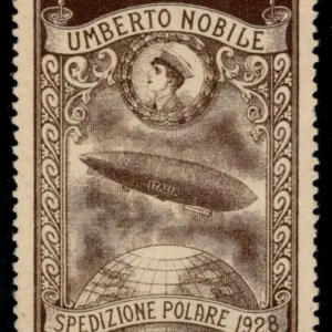 Italy 1928 Umberto Nobile Polar Flight Vignette