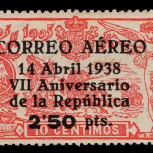 Spain 1938 #C91 H VF-XF