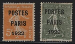 France Precancels Yv 30, 31 Mint F-VF
