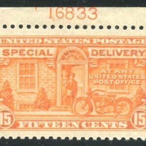 US E13 Special Delivery VF - XF Mint LH Plate Number Single cv $40
