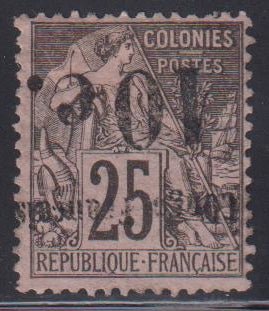 French Colonies and French Area - Congo #6a MintHinged F - VF