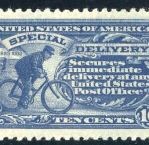 US E11 Special Delivery  F - VF NH Dark Ultramarine "Pink Back"