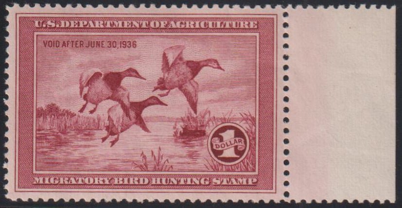 US Federal Duck Stamps #RW2 MintNH XF - SUP