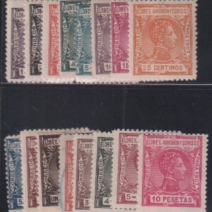 Spain - Elobey Annobon Y Corisco #39-54 MintHinged F - VF