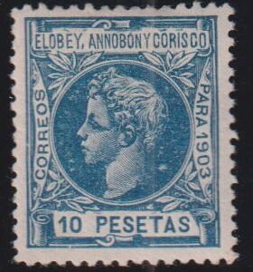 Spain - Elobey, Annobon, Corisco #18 MintHinged VF
