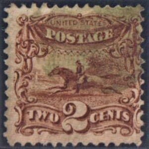 US 113 Pictorials Used Ave-Fine Pale Green Cancel