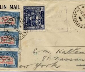 Argentina / Paraguay 1930 Pan Am Zeppelin Flight