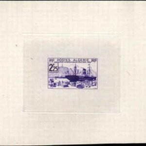 Algeria 130  Artist Die Proof, Ship