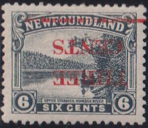 Newfoundland #160a MintLH SUP