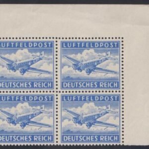 Great Britain 1944 British Forgery of MQ1 NH VF - XF Corner Block