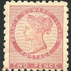 Prince Edward Island 1 Heavily Hinged F - VF Rare Stamp cv $700