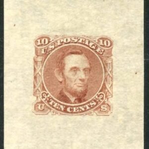 US 116E1g Essay XF 10 cent Lincoln - PFC