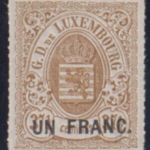 Luxembourg 26 NH with APS Cert cv $875 for Hinged
