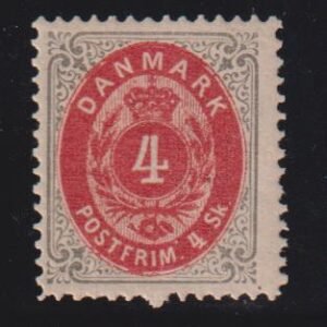 Denmark #18 Hinged F