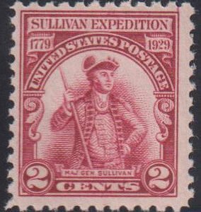 US Early Commemoratives #657a MintNH F - VF