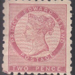 Prince Edward Island 1 Mint H F-VF OG Hinge Remnants, Beautiful With Full Perfs