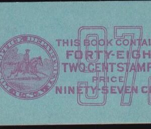US BK94 Mint VF 806b 3mm 8 F-VF Panes In a VF Booklet