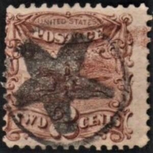 US 113 Pictorials Fancy Cancel Star Ave cv $100
