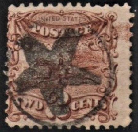 US 113 Pictorials Fancy Cancel Star Ave cv $100