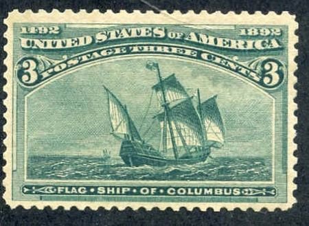 US 232 Early Commemoratives Faults VF Unused