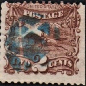 US 113 Pictorials Fancy Cancel, 6 Point Star of David