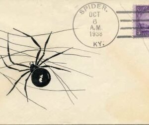 US 1938  #838 with SPIDER, KY cancel and cachet