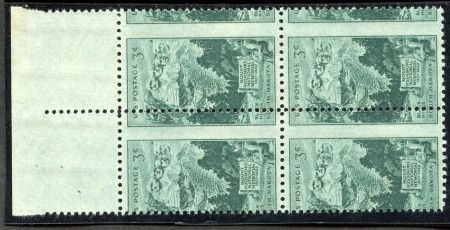 US 1011 var Mint NH Misperforated Block