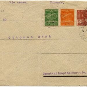 Brazil 1928 Early Airmail to Turkey