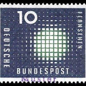 Germany 1957 770 Specimen Ovpt - Television screen