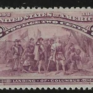 US 231c Early Commemoratives XF Mint Broken Hat - Extraordinary Centering cv $350