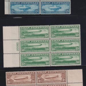 US Airmails #C13-15 NH VF - XF